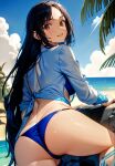  1girl ai_generated anime_coloring ass attractive beach bikini edited_art female_focus female_human female_only female_solo girlfriend hot hottie irresistible legs nature naughty provocative seducing seduction seductive seductive_female sensual sexy solo_female solo_focus solo_human tagme temptation tempting thighs wife 