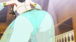  animated anime ass breasts brown_hair cosplay ecchi gif hair outfit pussy shaking 
