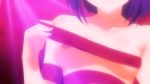  1girl animated animated_gif areolae bouncing_breasts breasts gif nipples purple_hair sairenji_haruna to_love-ru to_love-ru_darkness 