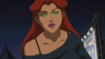  animated ass breasts dc dc_comics dcamu gif green_eyes justice_league_vs._teen_titans koriand&#039;r red_hair starfire teen_titans 