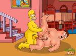  anal family_guy homer_simpson just_cartoon_dicks nude penis peter_griffin smile spread_legs stairs testicles the_simpsons yaoi yellow_skin 