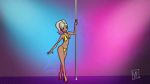 alexia dark-skinned_female dark_skin gif hentai-foundry latenightsexycomics loop pole_dancing stripper stripper_pole