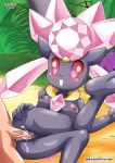  ass barefoot bbmbbf big_ass big_breasts breasts creampie cum cum_in_pussy cum_inside diancie nintendo nipples nude palcomix pokemon pokephilia pokepornlive pussy pussy_juice smile soles vaginal veins 