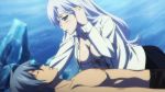  1girl big_breasts breasts cleavage female la_folia_rihavein large_breasts long_hair silver_hair solo strike_the_blood 