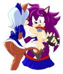  1girl 2016 anthro areola big_breasts breasts duo erect_nipples fan_character female/female furry mobian_(species) nipples pussy ravnic sega sonic_(series) sonic_fan_character sonic_fancharacter 