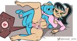  1girl age_difference anthro bite biting_lip bodily_fluids breadart_(artist) cartoon_network clitoris clothed clothing cum cum_in_pussy cum_inside duo felid feline female_penetrated from_behind_position furry genital_fluids gumball_watterson high_res impregnation kitty_katswell male male/female male_penetrating male_penetrating_female mammal nickelodeon nude older_female penetration sex spread_legs spreading t.u.f.f._puppy the_amazing_world_of_gumball vaginal vaginal_penetration younger_male 