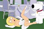  ass brian_griffin family_guy frost969 jillian_wilcox no_panties pussy_lips shaved_pussy thighs 