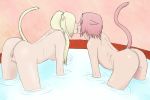 2girls all_fours animal_ears arm arms art ass babe back bare_arms bare_back bare_legs bare_shoulders bath bathing blonde_hair blush breasts cat_ears cat_tail closed_eyes hair ino_yamanaka kissing legs long_hair love mimsicals mimsicals_(artist) multiple_girls mutual_yuri naruto naruto_shippuden neck nude open_mouth pink_hair ponytail pussy sakura_haruno short_hair sideboob tail uncensored water wet yuri 