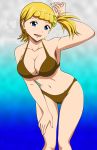  andrewtodaro bikini bonnie breasts brown_bikini brown_swimsuit deviantart eureka_(pokemon) pokemon pokemon_xy swimsuit 
