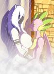  breasts fog friendship_is_magic my_little_pony nipples pussy shower spike zecora 