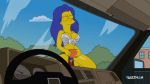  big_breasts breasts gif marge_simpson milf shorts the_simpsons vaultman yellow_skin 