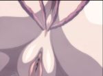 anal animated anus gif hentai inyouchuu_etsu long_hair loop pussy shiratori_hatsune tentacle vaginal