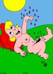 breasts erect_nipples female_masturbation female_only hairless_pussy harvey_comics kthanid magic_wand masturbation nipples nude pussy pussy_juice small_breasts spread_legs wand wendy_(harvey_comics) wendy_the_good_little_witch