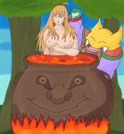 big_breasts cooking cooking_pot eaten_alive hakufu mana_goblin nude_female secret_of_mana