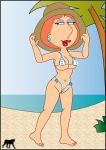 1girl beach bikini family_guy female_only lois_griffin luberne micro_bikini tagme tropicoboy