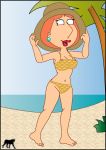 1girl beach bikini family_guy female_only lois_griffin luberne tagme tropicoboy