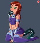 all_the_way_through anal female green_eyes jlullaby oral red_hair slime starfire teen_titans tentacle tentacle_sex
