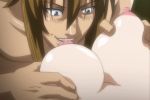 1boy 1girl animated anime big_breasts blonde_hair breasts elf elf_hime_nina gif hentai loop male/female nina_asuraato_uinviria nipples nude