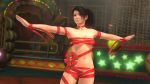  1girl 3d babe bare_shoulders bell bell_choker black_hair breasts choker christmas dead_or_alive dead_or_alive_5 hair large_breasts lips looking_at_viewer midriff momiji momiji_(ninja_gaiden) naked_ribbon navel neck necklace ninja_gaiden ninja_gaiden:_dragon_sword nude nude_cover official_art outstretched_arms ponytail ribbon standing team_ninja tecmo wallpaper 