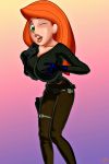  breasts gloves jumpsuit kim_possible kimberly_ann_possible solo 