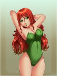 1girl batman_(series) big_breasts breasts female_only green_eyes poison_ivy razorkun solo