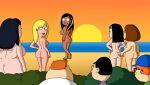 american_dad ass connie_d&#039;amico creek_12 debbie_hyman family_guy hayley_smith meg_griffin nude roberta_tubbs sideboob squeezing_butt the_cleveland_show thighs yuri 