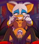  1girl 2016 anthro bat big_breasts blue_eyes breasts clothing cum_inside erect_nipples front_view furry gloves hecticarts hedgehog huge_breasts impregnate impregnation male male/female mammal nipples nude penetration penis pussy rouge_the_bat sega sex shadow_the_hedgehog solo_focus testicles vaginal vaginal_penetration video_games 