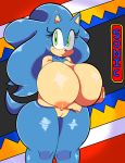  1girl anthro ass big_ass breasts crossgender dreamcastzx1 eyelashes female furry gigantic_ass gigantic_breasts hedgehog huge_ass huge_breasts mammal nipples nude presenting sega sonic_the_hedgehog thick_thighs wide_hips 