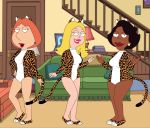  american_dad cosplay costume donna_tubbs family_guy francine_smith frost969 josie_and_the_pussycats leopard_print lois_griffin the_cleveland_show 