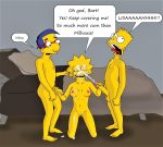 bart_simpson breasts brother_and_sister child cum cum_in_nose cum_on_face erect_penis evilweazel_(artist) incest lisa_simpson loli lolicon masturbation milhouse_van_houten nipples nude orgasm shaved_pussy shota shotacon the_simpsons yellow_skin