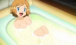  alluring bathroom bathtub breasts censored legs_closed looking_at_viewer nude pokemon pokemon_xy serena serena_(pokemon) tub twitter 