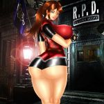 ass big_ass big_breasts breasts claire_redfield devilmaycrydant resident_evil resident_evil_2