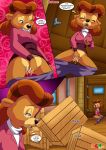 boxes breast_grab comic disney female_masturbation female_only fur34 fur34* masturbation palcomix pants_down pussy rebecca_cunningham talespin tears the_lady_and_the_cub