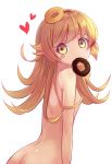  anime ass bottomless butt_crack censored doughnut ecchi looking_at_viewer nude topless twitter 