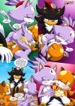  2girls bbmbbf blaze_the_cat furry marine_the_raccoon mobius_unleashed multiple_girls palcomix sega shadow_the_hedgehog sonic_(series) sonic_the_hedgehog_(series) surrender_the_booty tagme 