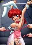  bondage breasts female palcomix ranma-chan ranma_1/2 ranma_saotome red_hair slavetoon tagme 