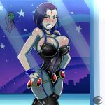 2_girls big_breasts breasts bustier cleavage corset dalley_le_alpha dc_comics female_only koriand&#039;r rachel_roth raven_(dc) starfire tamaranean teen_titans teen_titans_go