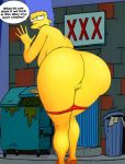  big_ass huge_ass looking_at_viewer marge_simpson milf the_simpsons yellow_skin 