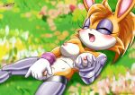  1girl archie_comics bbmbbf breasts bunnie_rabbot furry mobius_unleashed palcomix sega sonic_(series) sonic_the_hedgehog_(series) tagme 