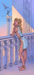 1girl ages_of_aenya fantasy lipatov_(artist) long_legs princess_radia sideboob