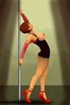  breasts dress king_of_the_hill nipples peggy_hill pole_dance pole_dancing shoes stripper_pole 