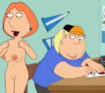  chris_griffin family_guy funny gif guido_l lois_griffin mother_&amp;_son nude_female panties_down red_hair undressing walking watching writing 