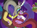  1girl 2016 anthro breasts coiling cum cum_inside cutie_mark discord_(mlp) draconequus duo equine feathered_wings feathers friendship_is_magic fur furry hair horn horse hypnosis lager_(artist) male mammal mind_control multicolored_hair my_little_pony nipples nude penetration penis pony pussy sex smile twilight_sparkle unicorn vaginal vaginal_penetration wings 