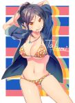  anime bikini breasts ecchi ponytail 