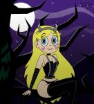  big_breasts blonde_hair blue_eyes breasts cleavage cute darkdpx3 long_hair looking_at_viewer smile star_butterfly star_vs_the_forces_of_evil 