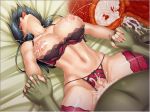  1girl 4:3_aspect_ratio ahegao bed blue_hair breasts censored cervix cg_art cheating clothing cross_section crotchless_panties extreme_content female female_orgasm game_cg green_eyes head_back hetero holding_hands igawa_asagi impregnation internal_cumshot kagami_(lilith-soft) lace lace_lingerie lactation lilith-soft lingerie lying male missionary_position monster nakadashi navel nipples ntr orc_(species) orc_(tamanin) orgasm pantsu penetration potential_duplicate saliva semen sex sweat taimanin_(series) taimanin_asagi taimanin_asagi_2 thighhighs thong toned tongue tongue_out ugly_man underwear vaginal violation 