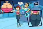  ass big_ass big_breasts breasts genderswap linkartoon_(artist) norm_the_genie the_fairly_oddparents timantha timantha_turner timmy_turner 