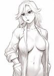  anime art breasts drawing ecchi glasses nude pen sketch undressed 