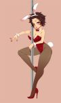 artist_request betty_boop betty_boop_(series) big_breasts breasts bunny_girl bunnysuit stripper stripper_pole