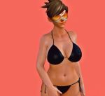 activision black_bikini blizzard_entertainment british huge_breasts lena_oxton orange-tinted_eyewear overwatch tracer_(overwatch) video_game_character video_game_franchise xnalara xps